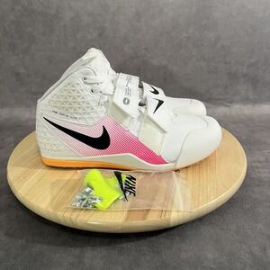 Nike White Athletic Shoes with Mesh Upper and Rubber Soles